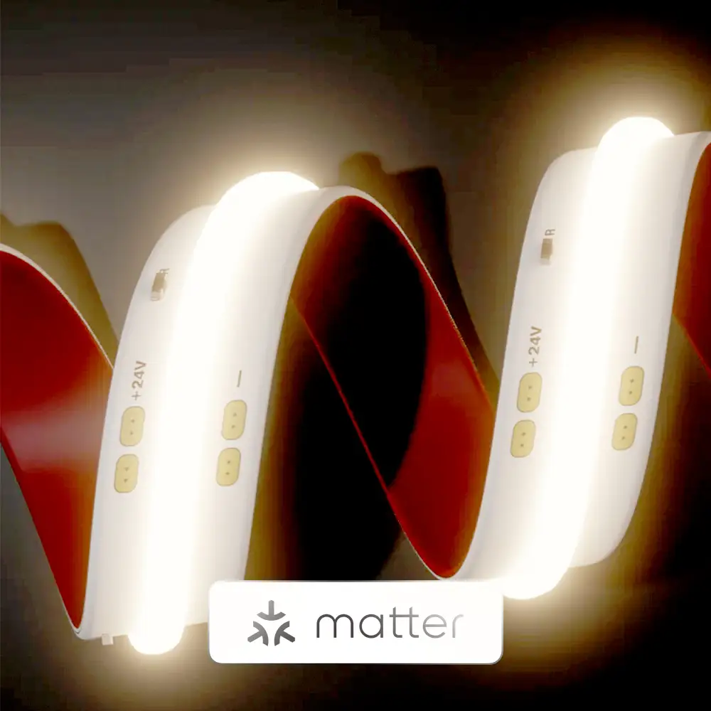 Белая COB LED лента с поддержкой Matter